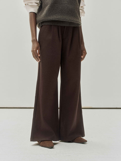 Tailored Wide-Leg Trousers